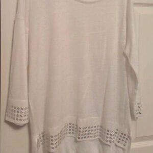 Not shy 💯 linen top